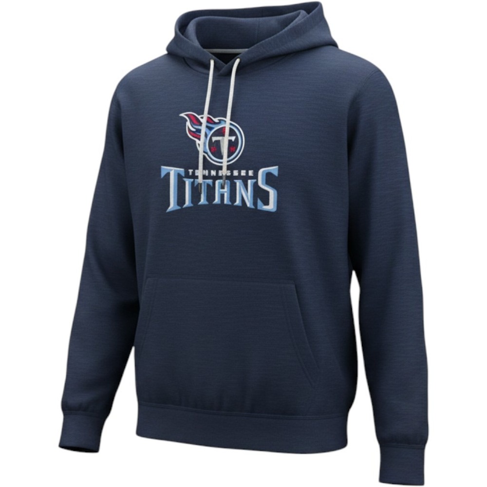 NFL Team Apparel Tennessee Titans Mens Navy Performance Hoodie Size Large NEW
